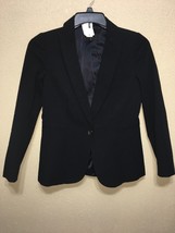 J Crew Womens Career Textured Black Blazer Suit Jacket Single Button SZ ... - £168.04 GBP