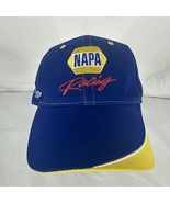 Martin Truex Ron Capps Team NAPA Racing Adjustable Strapback Hat Blue - $11.62 CAD