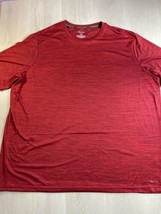 Tek Gear Shirt Men&#39;s4XB Dry Tek Short Sleeve Red Training Tee Big Men T-... - £11.84 GBP