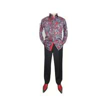 Men Shirt J.Valintin Turkey Usa Egyption Cotton Axxess Style 5406-04 Red image 3