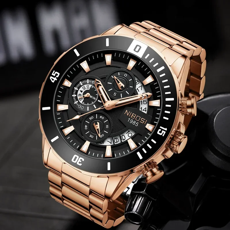 Big Wrist Watch Men Waterproof Chronograph Military Male Clock Top Brand... - $52.50
