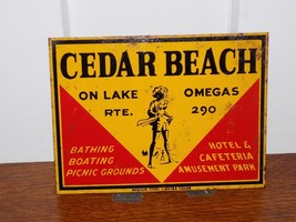 Vintage Cedar Beach/ Champion Hybrid Seed Double Sided Sign - $5,536.06 MXN