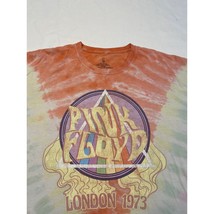 Pink Floyd London 1973 Music T-Shirt Mens 2XL Short Sleeve Tie Dye Multi... - $19.35