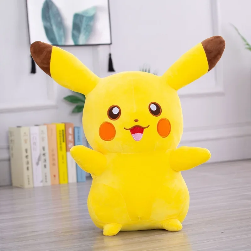 50cm Pikachu-B Japan Anime Pokémon Pikachu Plushies Doll Pillow Kawaii Smile Toy - £29.80 GBP