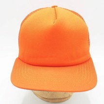 New Era Snapback Rete Cappello Camionista USA Fatto Arancione S/M New Deadstock - $35.45