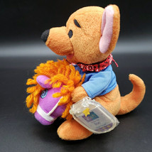 Vintage Disney Giddy Up Roo Plush on Horse Mattel Star Bean Winnie the Pooh Toy - £7.80 GBP