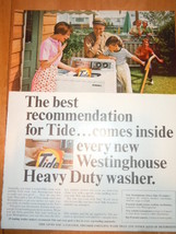 Vintage Tide Laundry Detergent  Print Magazine Advertisement 1965 - $6.99