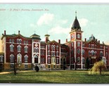 St Mary&#39;s Academy Leavenworth Kansas KS UNP DB Postcard Y5 - £3.93 GBP