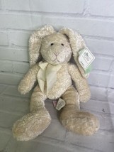 Russ Berrie Opal Ivory Plush Long Floppy Ear Bunny Rabbit Stuffed Animal Toy NEW - £27.28 GBP