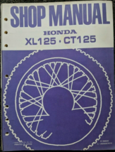 1976 Honda XL125 CT125 Service Shop Repair Manual OEM 6136504 - $44.99