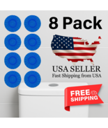 8-Pack Blue Toilet Bowl Cleaner Tabs – Drop-In Tank Stain Remover Tablets - $240.74 MXN