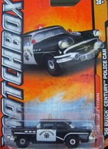 2012 Matchbox (69/120) &#39;56 Buick Century Police Car - £11.03 GBP