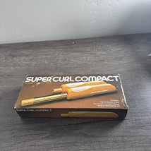 VTG 1976 Gillette Super Curl Compact Portable Curler Curling Iron NEW Te... - $29.87