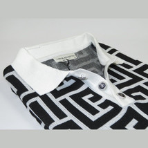 Men's Sports Shirt LCR MIZUMI Soft Cotton Blend Fashion Polo Style 11170-A Black image 4