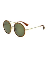 Gucci Sunglasses GG0061s 002 57/17/140 Round Tortoise / Havana Silver frame - $234.80 CAD