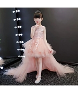 Girl Princess Dress Evening Dress Costume Dress  Girl Fashion 2 Colors - £94.43 GBP