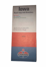 Standard Oil Vintage 1975 Road Map &amp; Directory - $5.68