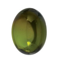 Natural Green Tourmaline Oval Round Shape A Quality Calibrated Cabochon Availabl - £15.24 GBP