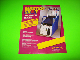 MASTER SHOT ORIGINAL HOOPS BASKETBALL GAME FLYER Vintage Promo Artwork R... - $19.48