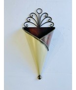 Decorative wall metal vase, 23x10.5in - $29.00