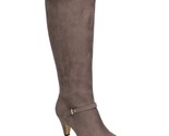 Bella Vita Women Knee High Riding Boots Sasha Size US 6M Grey Super Suede - £30.53 GBP