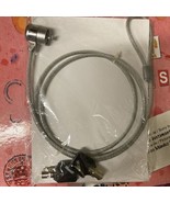 1.5 Ft Notebook Laptop Computer Lock Security Lock Cable Chain With Two ... - €4,12 EUR