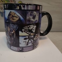 Star Wars Mug Movie Scenes EUC 20 OZ Silver Buffalo  - £4.82 GBP