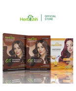 Herbishh Hair Care Permanent Color Dye Shampoo 1 pc - 30ml - Chestnut Brown - $55.78 MXN