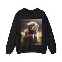 Football Kitten Touchdown: Tabby&#39;s Winning Play Sport Game - Unisex Heav... - £26.54 GBP+