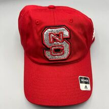 NC State Wolfpack NCAA Hat Adidas Strap back Cap Red New Women Cotton - $17.94