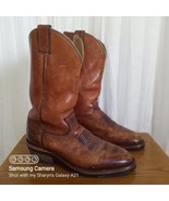 Chippewa Leather Cowboy Boots Brown VIBRAM Soles RUGGED Work Western SZ ... - €118,24 EUR