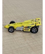 Vintage 1987 Hot Wheels 1:64 Die Cast Yellow Inter Cooled F3 Indy Car KG JD - $207.14 MXN