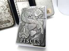 Barrett Smythe Pisces Zippo 1999 MIB Rare - £174.57 GBP