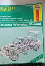 1978 thru 1987 Haynes Chevrolet Chevet Pontiac T1000  1.4 1.6  Repair Shop - $30.00
