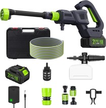 Cordless Pressure Washer, 970Psi Portable Power Washer With Rechargeable... - $116.99