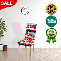 Anyhouz Chair Cover Wave Santa  Design with Anti-Dirt and Elastic Material - $326.19 MXN