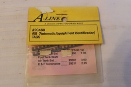HO Scale A-Line Models, AEI Automatic Equipment Identification Tags #29460 - $15.00