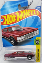 Hot Wheels 2021 Experimotors 7/10 Layin&#39; Lowrider Red With Chrome 5 Spok... - £3.88 GBP