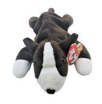 TY Beanie Baby Bruno the Bull Terrier Dog 8 inch DOB 9/9/1997 - $7.95
