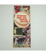 Vintage 1978 Cincinnati Reds Schedule &amp; Ticket Information Brochure Team... - £6.36 GBP