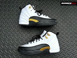 Authenticity Guarantee 
Nike Air Jordan 12 Retro Royalty Taxi GS Size 7Y Whit... - £62.63 GBP