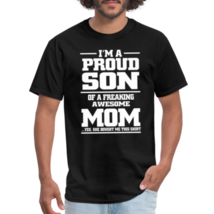 Proud Son Awesome Mom T Shirt - £13.58 GBP