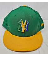 New York Yankees New Era 59Fifty 7 3/4 Fitted Hat Cap Green Yellow Blue ... - $27.09 CAD