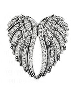 Rhinestone Vintage Angel Wings Brooch Women Wedding Party Office Attire ... - $12.95