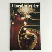1977 Stagebill Lincoln Center Present New Works Philharmonic Virtousi - £22.67 GBP