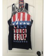 Spirit Of America Patriotic  2-Piece Set Shirt &amp; Foam Top Hat Size L 42/44 - $57.25 CAD