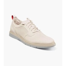 Stacy Adams Synchro Plain Toe Elastic Lace Up Sneaker Cream Shoes 25518-113 image 14