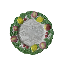 Vintage 1990 Fitz &amp; Floyd Fruit Platter 12.25&quot; Lemons Apples Cherries Pe... - £32.78 GBP