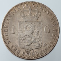 1901 Dutch Gulden Silver Coin Km#122.1 VF Condition-
show original title... - $2,079.23 MXN