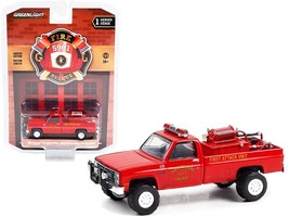 1986 Chevrolet C20 Custom Deluxe Pickup Truck Red First Attack Unit Fire... - $731.88 MXN